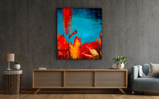 Plexikép - 120x105 cm - Aineiász útja